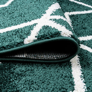 Tumbling Blocks Modern Geometric Area Rug 2